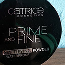 Catrice Prime And Fine Mattifying Powder Waterproof, Farbe: 010 Transluscent