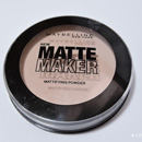 Maybelline Matte Maker Mattifying Powder, Farbe: 015 Light Beige