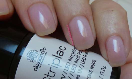 Test - Nagellack - alessandro Striplac Peel-Off UV / LED Nagellack, Farbe:  04 Heaven\'s Nude - Pinkmelon