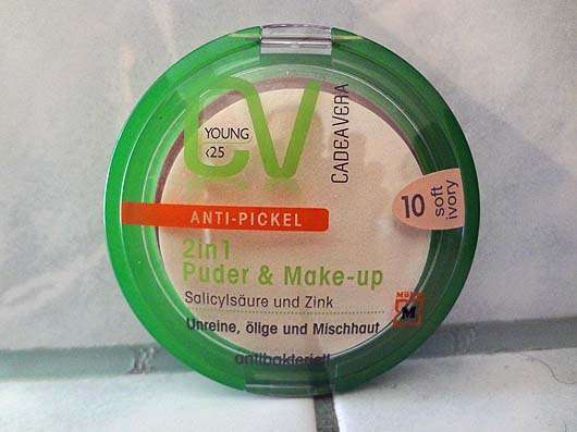<strong>CV CadeaVera Young <25</strong> Anti-Pickel 2in1 Puder & Make-Up - Farbe: 10 soft ivory