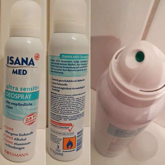 <strong>ISANA MED</strong> ultra sensitiv Deospray