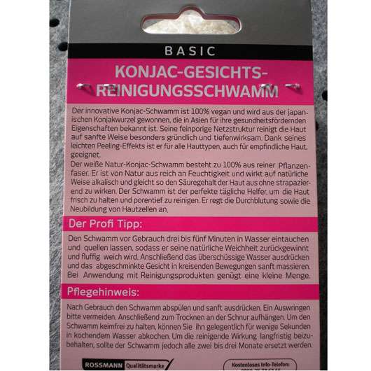 For your Beauty Basic Konjac-Gesichts-Reinigungsschwamm (weiß)