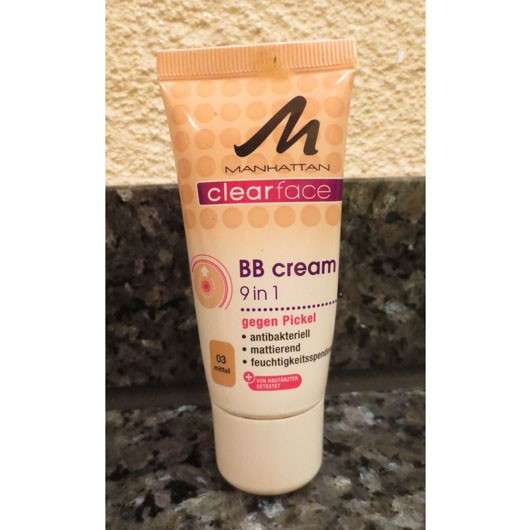 MANHATTAN CLEARFACE BB Cream 9 in 1, Farbe: 03 mittel