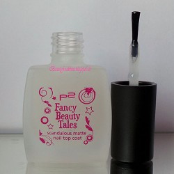 Produktbild zu p2 cosmetics fancy beauty tales scandalous matte nail top coat (LE)