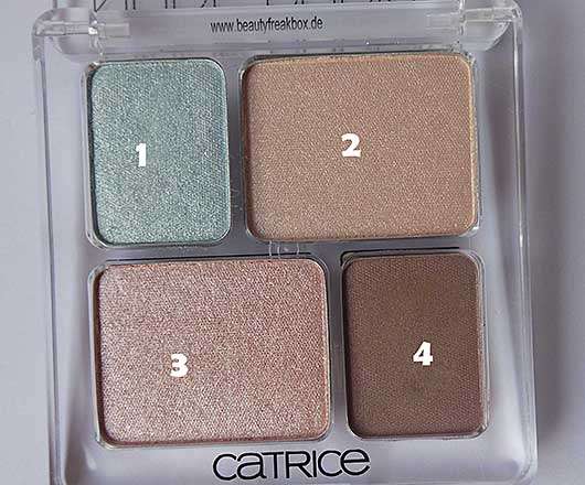 Catrice Nude Eye Colour Quattro, Farbe: C01 Naked Brown (LE)