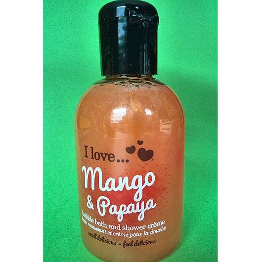 I love… mango & papaya bubble bath & shower crème (LE)