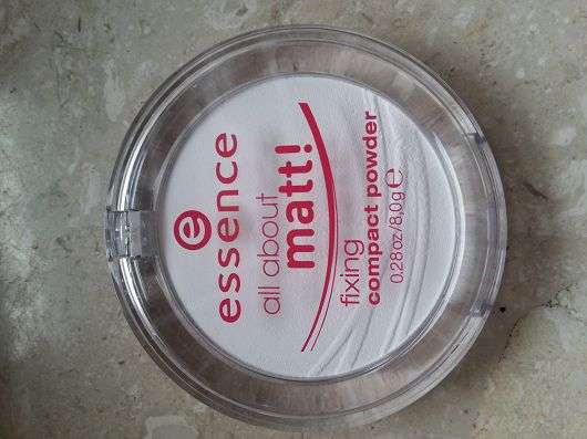 essence all about matt! fixing compact powder 