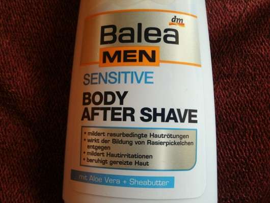 Balea Men Sensitive Body After Shave mit Aloe Vera & Sheabutter