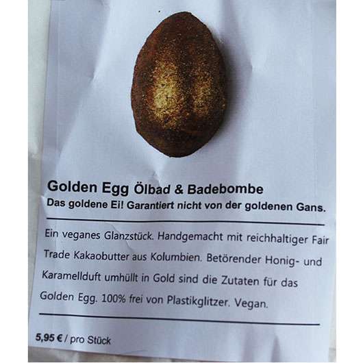 LUSH Golden Egg (Öl-Badebombe; LE)