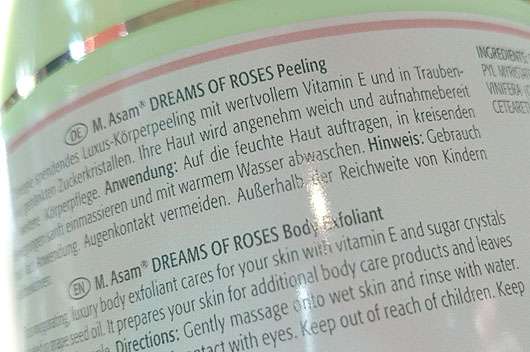 M. Asam Dreams Of Roses Peeling