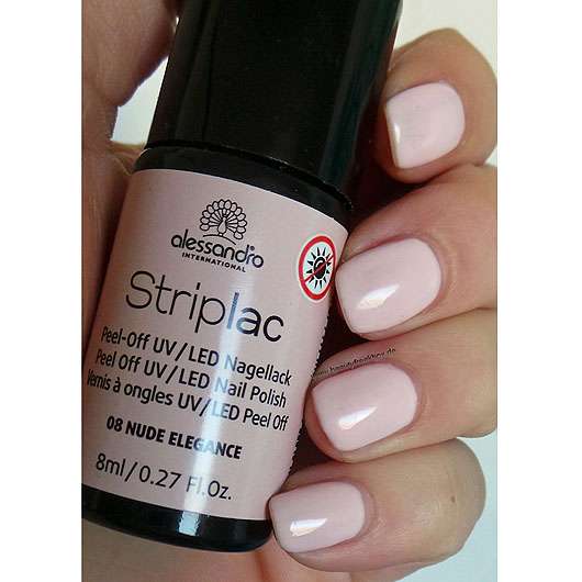 alessandro International Striplac Peel-Off UV / LED Nagellack, Farbe: 08 Nude Elegance