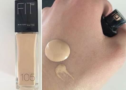 Maybelline Fit Me! Foundation, Farbe: 105 natural ivory