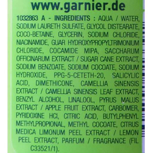 Garnier Fructis Kräftigendes Shampoo Fettender Ansatz, trockene Spitzen