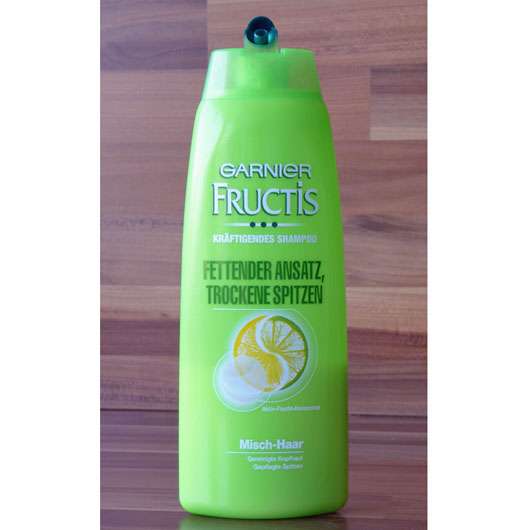 Produktbild zu Garnier Fructis Kräftigendes Shampoo Fettender Ansatz, trockene Spitzen