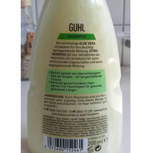 GUHL Prachtvoll Lang Shampoo Aloe Vera-Milch & Zitronengras