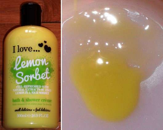<strong>I love…</strong> Lemon Sorbet bath and shower crème (LE)