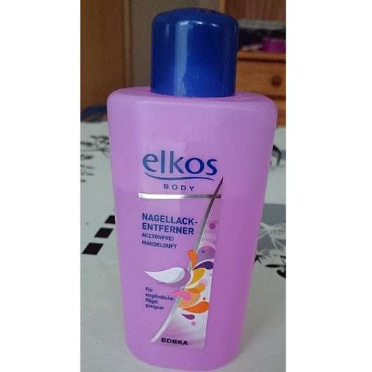 elkos Body Nagellackentferner (Acetonfrei; Mandelduft)