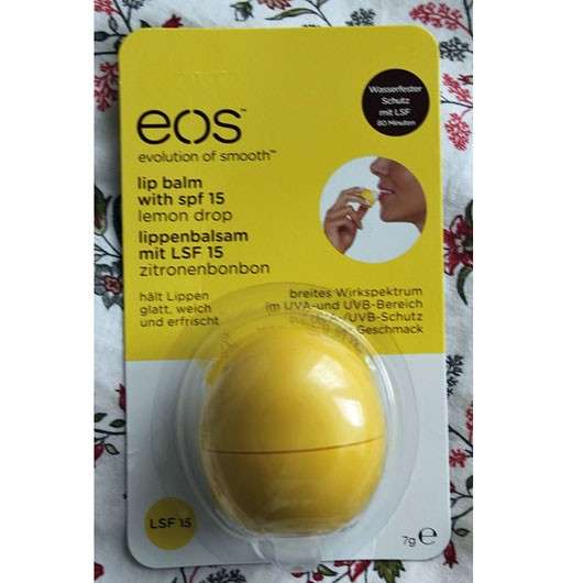 eos Smooth Spheres Organic Lip Balm Lemon Drop