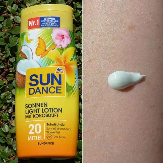 SunDance Sonnen Light Lotion mit Kokosduft LSF20