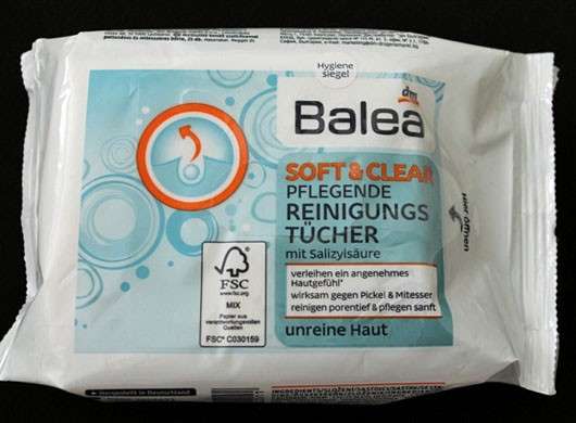 <strong>Balea Soft & Clear</strong> Pflegende Reinigungstücher (unreine Haut)