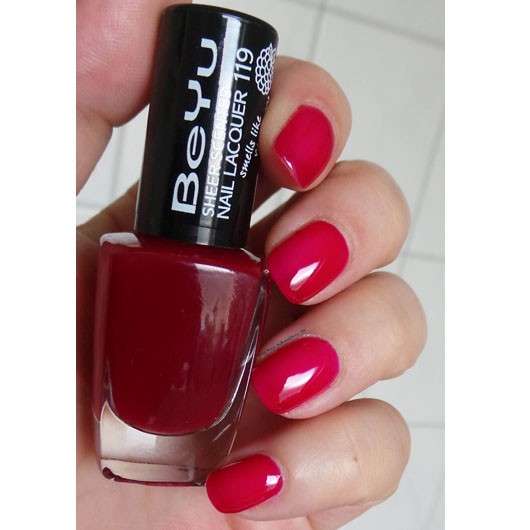 BeYu Sheer Scented Nail Lacquer, Farbe: 119 Raspberry Juice (LE)