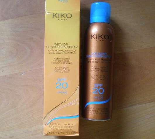 KIKO Wet & Dry Sunscreen Spray SPF 20
