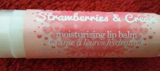 I love... Strawberry & Cream Moisturising Lip Balm