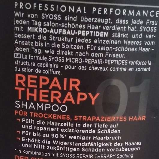 Syoss Repair Therapy Shampoo