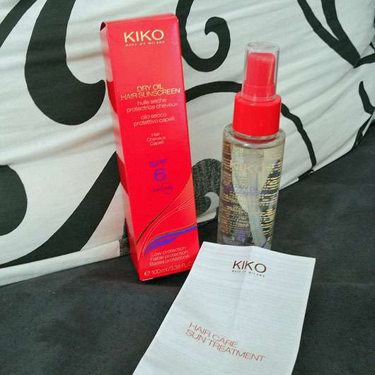 KIKO Dry Oil Hair Sunscreen SPF 6