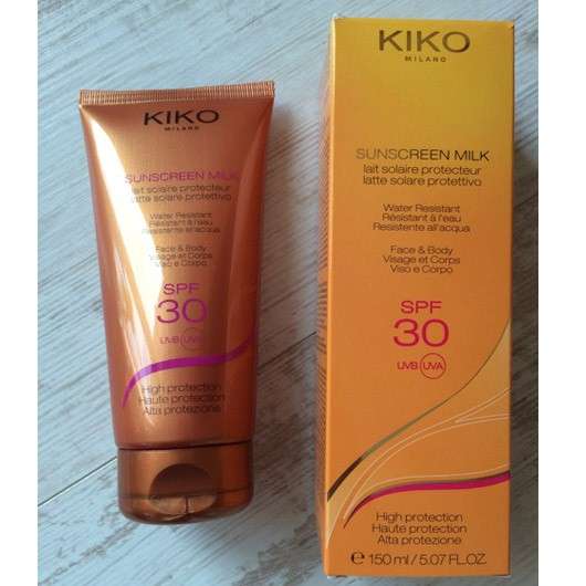 KIKO Sunscreen Milk SPF 30