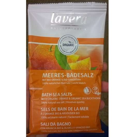 lavera Meeres-Badesalz mit Bio-Orange & Bio-Sanddorn