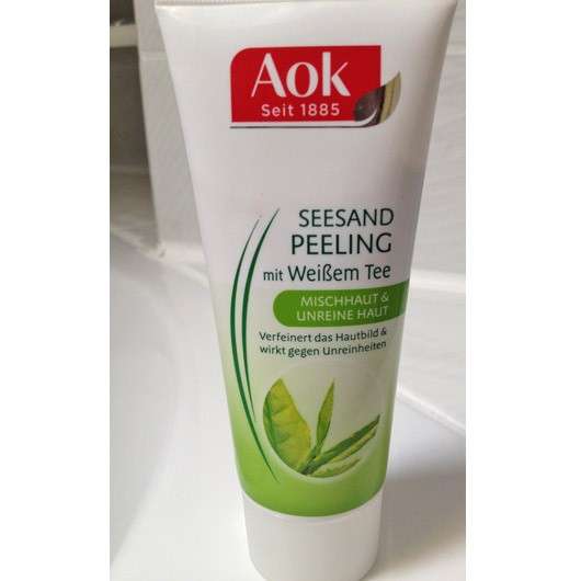 Aok Seesand Peeling mit Weißem Tee