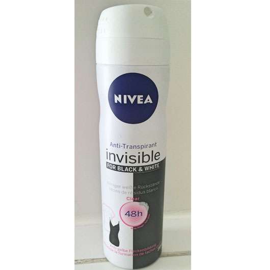 Produktbild zu NIVEA invisible for black & white “clear” Anti-Transpirant Spray 48h