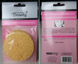 Produktbild zu for your Beauty Basic Abschminkschwämmchen