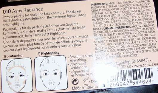 Catrice Prime And Fine Professional Contouring Palette, Farbe: 010 Ashy Radiance