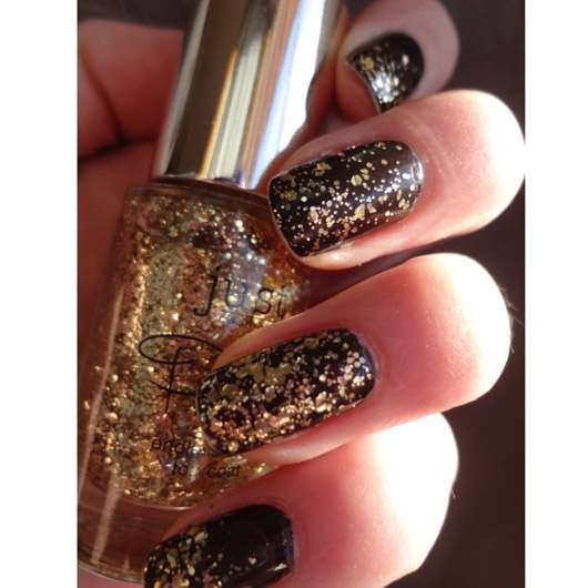 just cosmetics endless shine top coat, Farbe: 010 glittery gold (LE)