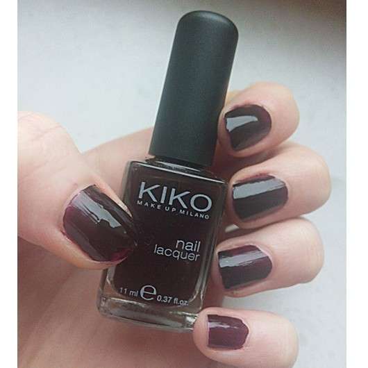 KIKO nail lacquer, Farbe: 227 Dark Rouge Noir