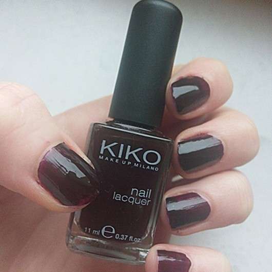 KIKO nail lacquer, Farbe: 227 Dark Rouge Noir