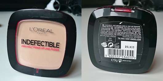 L’OREAL Indefectible 24H Halt Make-Up und Puder - Farbe: 225 Beige 