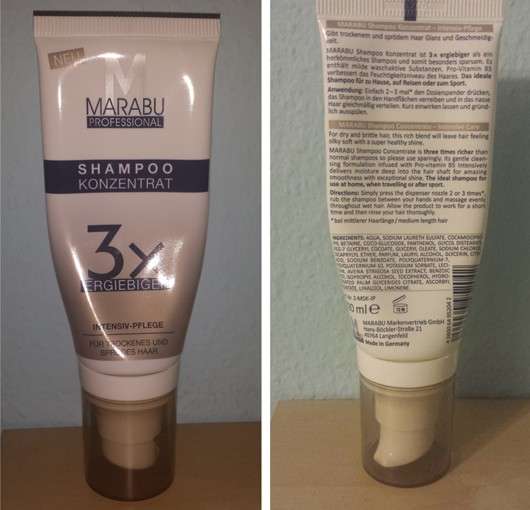 MARABU PROFESSIONAL Shampoo Konzentrat Intensiv-Pflege