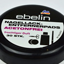 ebelin Nagellack-Entfernerpads acetonfrei fruchtiger Duft (30 Stk.)
