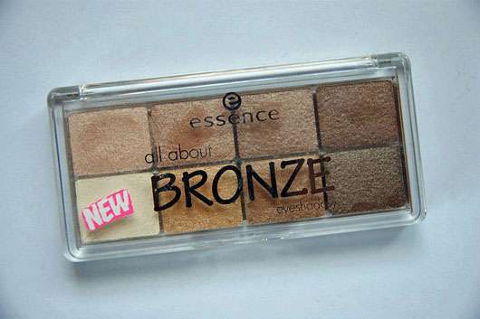 Produktbild zu essence all about bronze eyeshadow palette