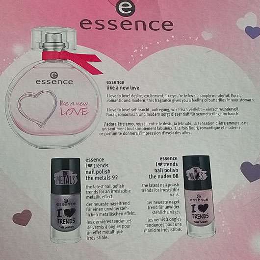 essence fragrance set like a new love (LE)