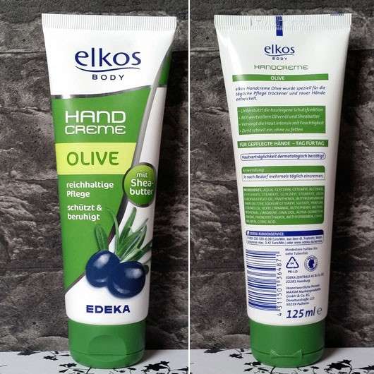 <strong>elkos Body</strong> Handcreme Olive