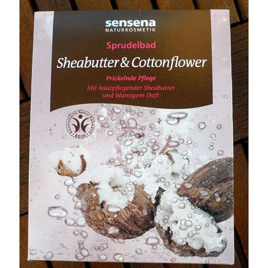 Sensena Naturkosmetik Sprudelbad Sheabutter & Cottonflower