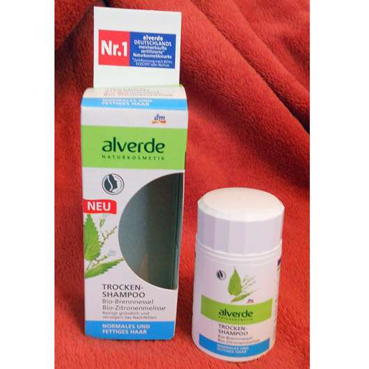 alverde Trockenshampoo Bio-Brennnessel Bio-Zitronenmelisse 