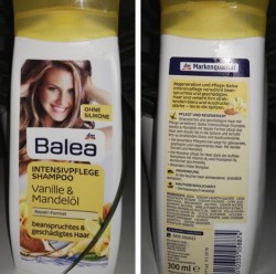 Produktbild zu Balea Intensivpflege Shampoo Vanille & Mandelöl