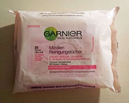 Garnier Skin Naturals Mizellen Reinigungstücher (empfindliche Haut)