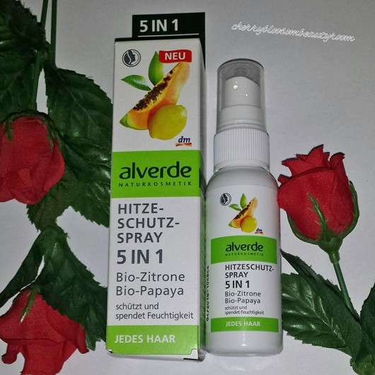 alverde Hitzeschutz-Spray 5in1 Bio-Zitrone Bio-Papaya