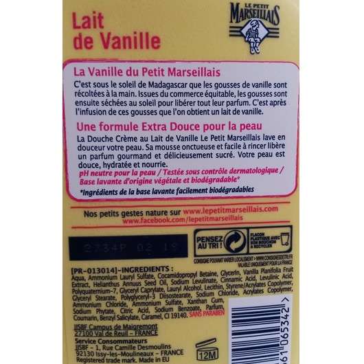 Le Petit Marseillais Duschcreme Vanillemilch